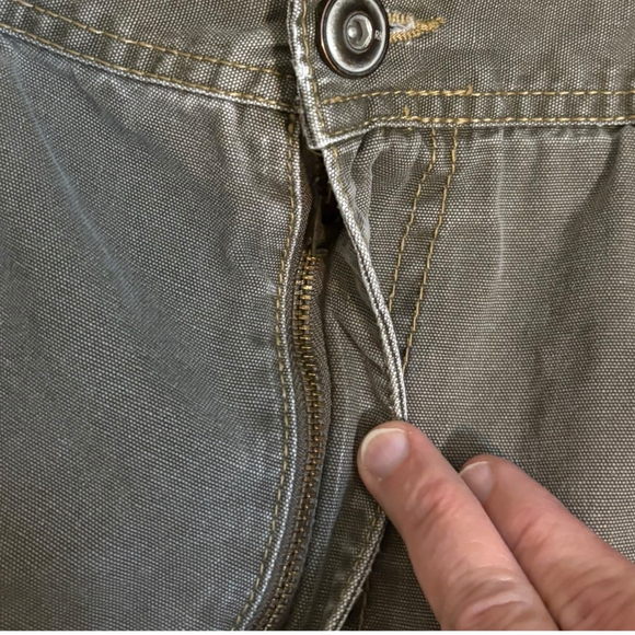 Men's RedHead canvas Pants, Olive, 38x30 - Picture 4 of 8